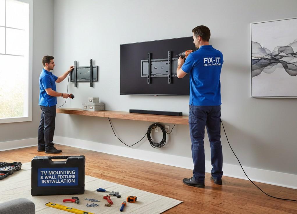TV Mounting & Wall Fixture Installation